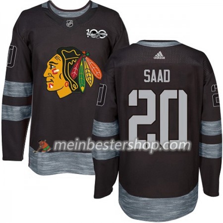 Chicago Blackhawks Brandon Saad 20 1917-2017 100th Anniversary Adidas Schwarz Trikot Authentic - Herren Chicago Blackhawks Brandon Saad 20 1917-2017 100th Anniversary Adidas Schwarz Trikot Authentic - Herren